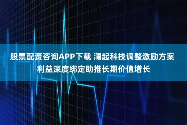 股票配资咨询APP下载 澜起科技调整激励方案 利益深度绑定助推长期价值增长